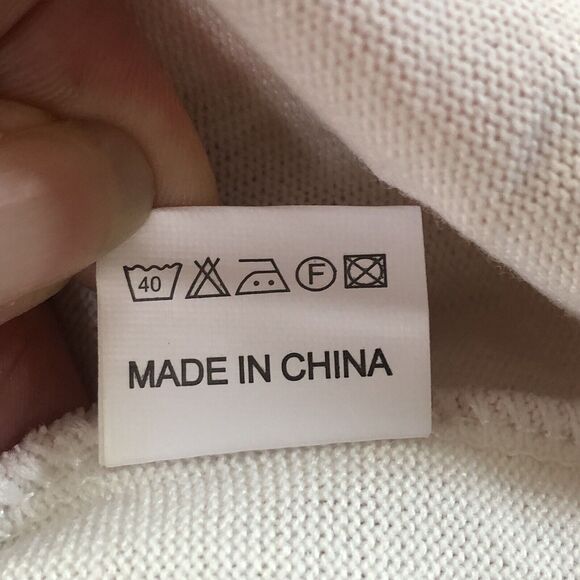 Ecowish Striped Button Down Top 3/4 Sleeves Medium NWT - Picture 7 of 9